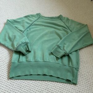 Nike green athletic sweatshirt